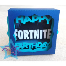 CAJA HAPPY BIRTHDAY - FORTNITE 